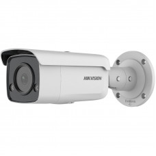 4Мп уличная цилиндрическая IP-камера с LED-подсветкой до 60м и технологией AcuSense, 11.8" Progressive Scan CMOS, объектив 2.8mm, RJ45, DC12ВPoE 802.3af, 10.5Вт, -40 C...+60 C, IP67 Hikvision Камера видеонаблюдения IP уличная DS-2CD2T47G2-L(C)