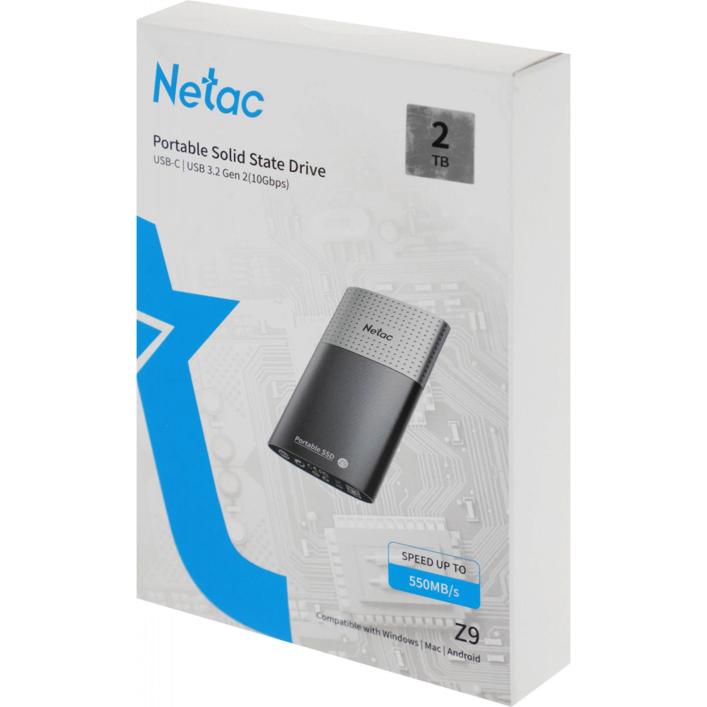 Накопитель SSD Netac NT01Z9-002T-32BK