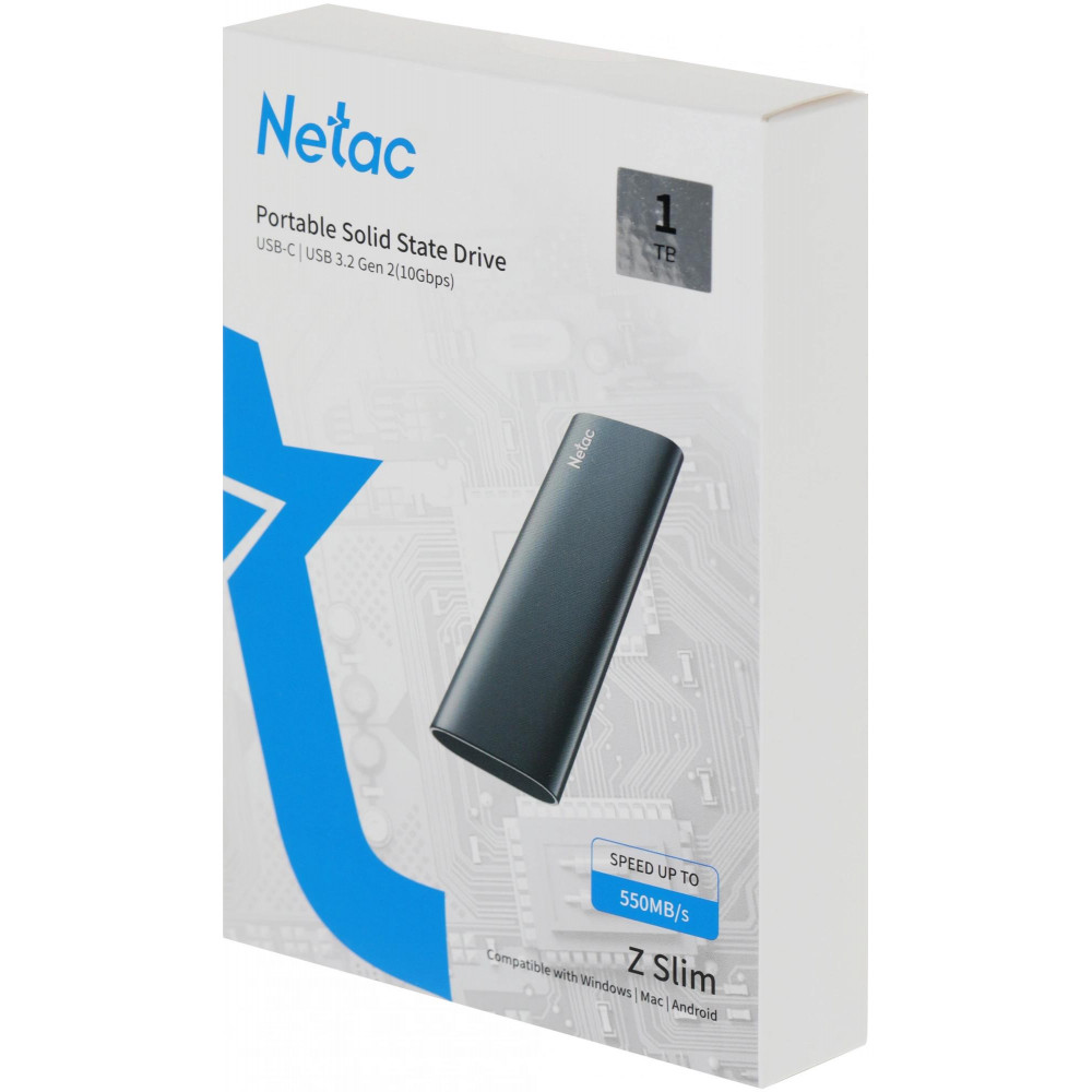 Накопитель SSD Netac NT01ZSLIM-001T-32BK