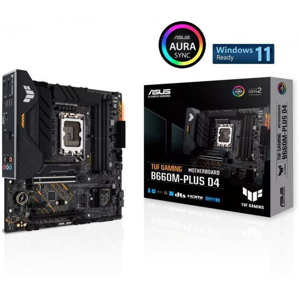 Материнская плата ASUS TUF Gaming B660M-PLUS D4 (90MB1940-M1EAY0)
