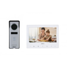 DHI-VTH1020J+DHI-VTO1000J 7-дюймовый TFT-экран функция видеодомофона разблокировка голосовой вызов видеозвонок регулировка громкости несколько звуков звонка поддержка цифрового широкого динамического диапазона (DWDR) Dahua DHI-KTA02