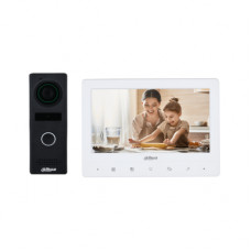 DHI-VTH1020J+DHI-VTO1000JM 7-дюймовый TFT-экран функция видеодомофона разблокировка голосовой вызов видеозвонок регулировка громкости несколько звуков звонка поддержка цифрового широкого динамического диапазона (DWDR) металлический корпус Dahua DHI-KTA02M