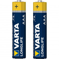 Батарейка Varta LONGLIFE LR03 AAA BL2 Alkaline 1.5V (4103) (220100) (2 шт.) VARTA Varta LONGLIFE LR03 AAA (04103101412)