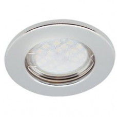 Ecola Light MR16 DL90 GU5.3 Встраиваемый светильник плоский Хром 30x80 (кd74) FC1611EFY
