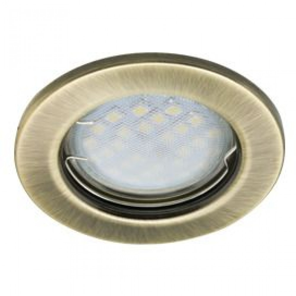 Ecola Light MR16 DL90 GU5.3 Встраиваемый светильник, плоский, черненая бронза, 30x80 (вырез 74 мм) FB1611EFY
