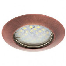Ecola Light MR16 DL92 GU5.3 Встраиваемый светильник выпуклый, черненая медь, 30x80, комплект 2 шт (d74) FA1622EFY
