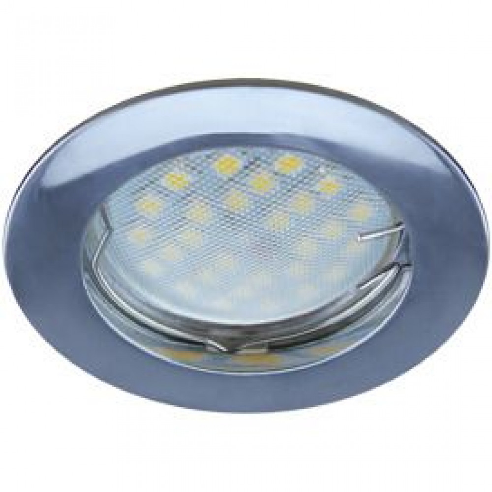 Ecola MR16 DL100 GU5.3 Встраиваемый светильник литой Хром 24x75 FC1601EFF
