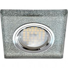 Ecola MR16 DL1651 GU5.3 Glass Стекло Квадрат Скошенный Край Серебряный Блеск/Хром 25x90x90 (кd74) FS1651EFF
