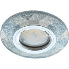 Ecola MR16 DL1654 GU5.3 Glass Стекло Круг Граненый Серебряный Блеск/Хром 25x90 (KD74) FS1654EFF
