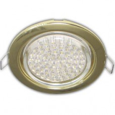 Ecola GX53 H4 Downlight without reflector_gold (светильник) 38x106 - 10 pack (кd102)