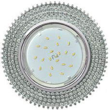 Ecola GX53 H4 5362 Glass Круг со стразами, хром/зеркало/хром, 40x120 (FW53RGECB)
