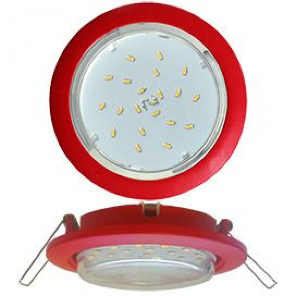 Ecola GX53 5355 Встраиваемый Светильник Легкий Красный 25x106 FR5355ECD
