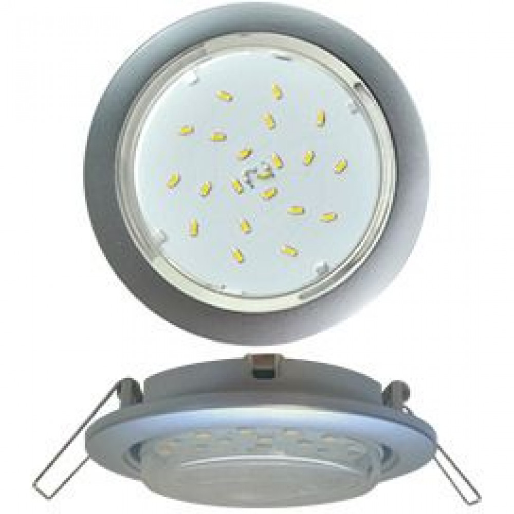 Ecola GX53 5355 Встраиваемый светильник, легкий серебро, 25x106 FS5355ECD
