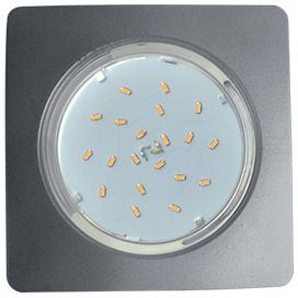 Ecola GX53 5357 Встраиваемый светильник Легкий квадратный серебро 107x25 FS5357ECD
