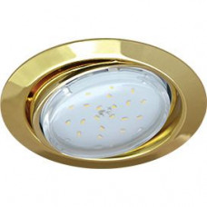 Ecola GX53 FT9073 светильник встраиваемый поворотный золото 40x120