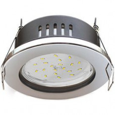 Ecola GX53 H9 светильник встраиваемый IP65 хром 98х55 без рефлектора FC5365ECB
