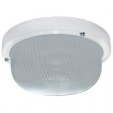 Ecola Light GX53 LED ДПП (DPP) 03-7-101 светильник Круг накладной IP65 1*GX53 матовое стекло белый 185х185х85