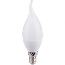 Ecola candle   LED  6,0W 220V E14 4000K свеча на ветру (композит) 129x37