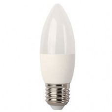 Ecola candle   LED  8,0W 220V E27 6000K свеча (композит) 100x37