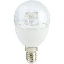 Ecola globe   LED Premium  7,0W G45 220V  E14 4000K прозрачный шар с линзой (композит) 80x45