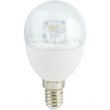 Ecola Globe LED Premium 7.0W G45 220V E14 4000K Прозрачный Шар с Линзой (Композит) 80x45 K4FV70ELC
