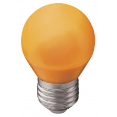 Ecola Globe LED Color 2.0W G45 220V E27 Orange, Оранжевый, матовая колба, 70x45 мм (K7CY20ELB)
