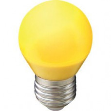 Ecola globe   LED color  5,0W G45 220V E27 Yellow шар Желтый матовая колба 77x45