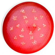 Ecola GX53   LED color  8,0W Tablet 220V Red Красный матовая 28x74