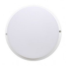 Ecola LED ДПП светильник с датчиком движения круглый накладной IP65 матовый белый 12W 220V 6500K 140x40 DMRD12ELC
