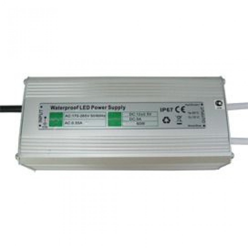 Блок питания для светодиодной ленты Ecola LED Strip Power Supply 60W 220V-12V IP67 B7L060ESB