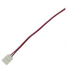Ecola LED strip connector соед. кабель с одним 2-х конт. зажимным разъемом  8mm 15 см. уп. 3 шт.