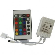 Ecola LED Strip RGB IR Controller 6A 72W 12V (144W 24V) with Infrared Remote CRS072ESB
