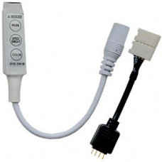 Ecola LED Strip RGB Mini Controller 6A 72W 12V/144W 24V with Adapter and Control Buttons CRMM72ESB
