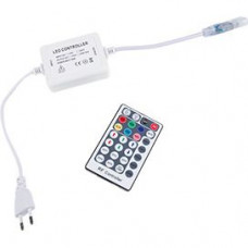 Ecola LED strip 220V RGB  RF controller (IP20)  600W 2,7A для ленты 220V 14x7 IP68 с радиопультом