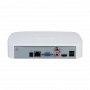 4-канальный IP-видеорегистратор с PoE 4K и H.265+ ИИ, Вх поток 80Мбитс, H.265+ H.265 H.264+ H.264 MJPEG, разрешение записи до 12Мп, 1 SATA III до 10Тбайт, 4кн1080p 1кн12Мп, 1 HDMI 1 VGA, aудио 11, 53В(DC) Dahua DHI-NVR2104-P-I2