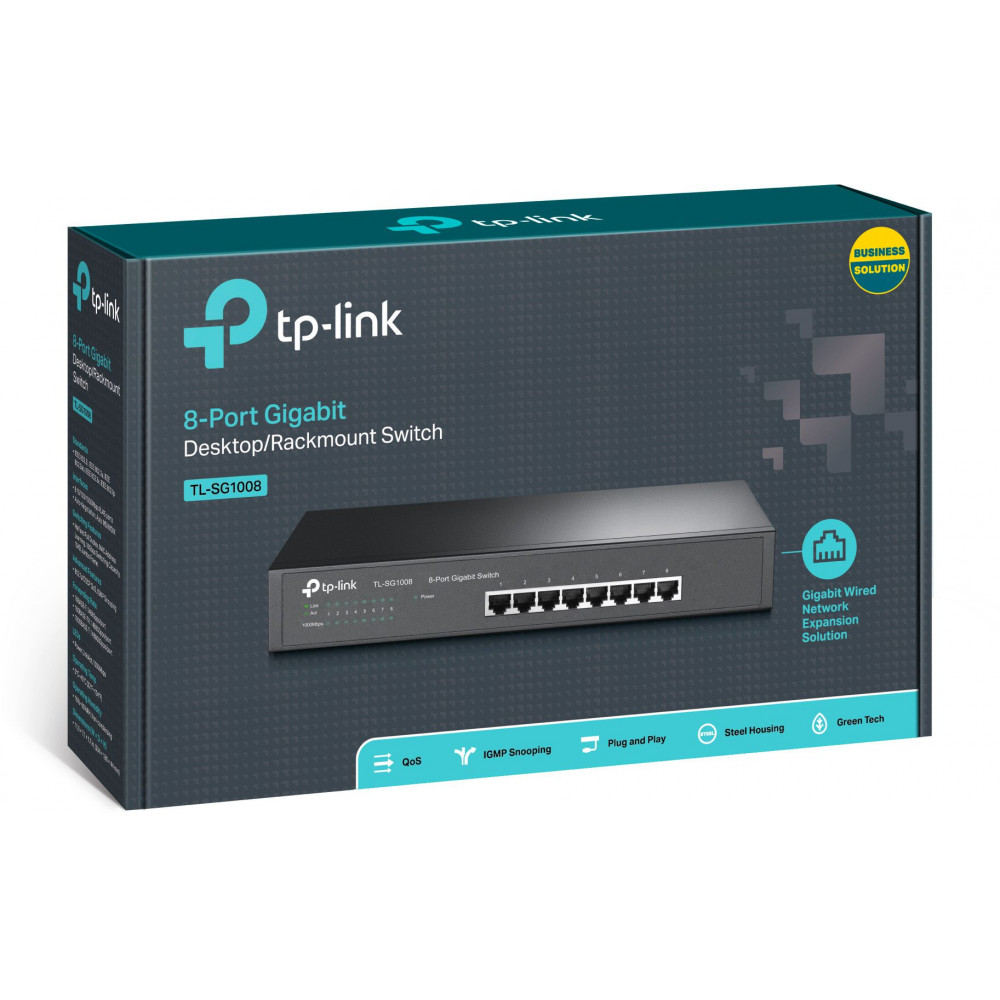 Сетевой коммутатор TP-Link TL-SG1008