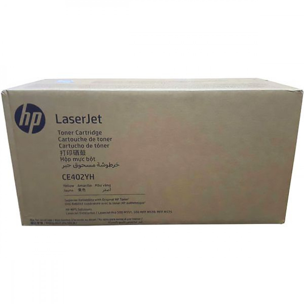Тонер-картридж HP CE402YH жёлтый оригинальный LaserJet для контрактов