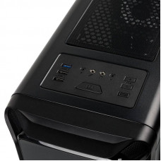 Корпус ZALMAN S3 TG (2xUSB + USB 3.0, 2xAudio, 120мм FAN, прозрачная стенка- закаленное стекло, ATX, без БП)