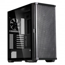 Корпус ZALMAN Miditower Z10 (ATX, Tempered Glass, 1xHeadphones, 1xMIC, 2xUSB 3.0, 1xUSB Type-C, Black) (без БП)