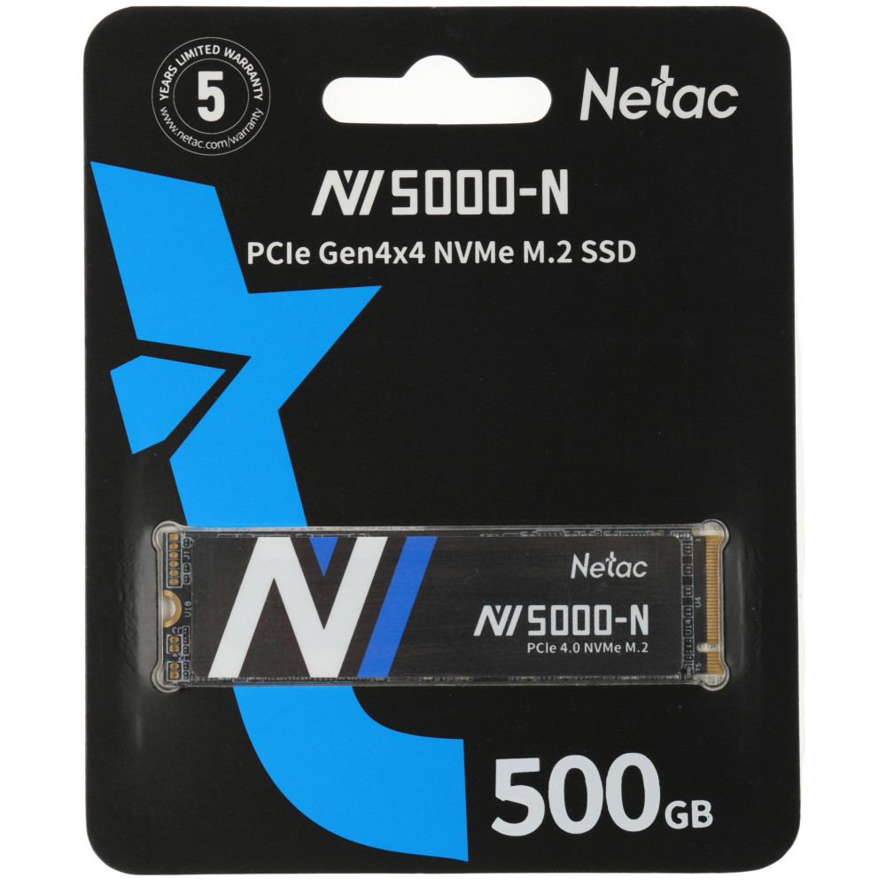 Накопитель SSD Netac NT01NV5000N-500-E4X