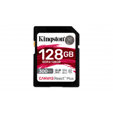 Карта памяти Kingston 128GB Canvas React Plus SDXC UHS-II 300R 260W U3 V90