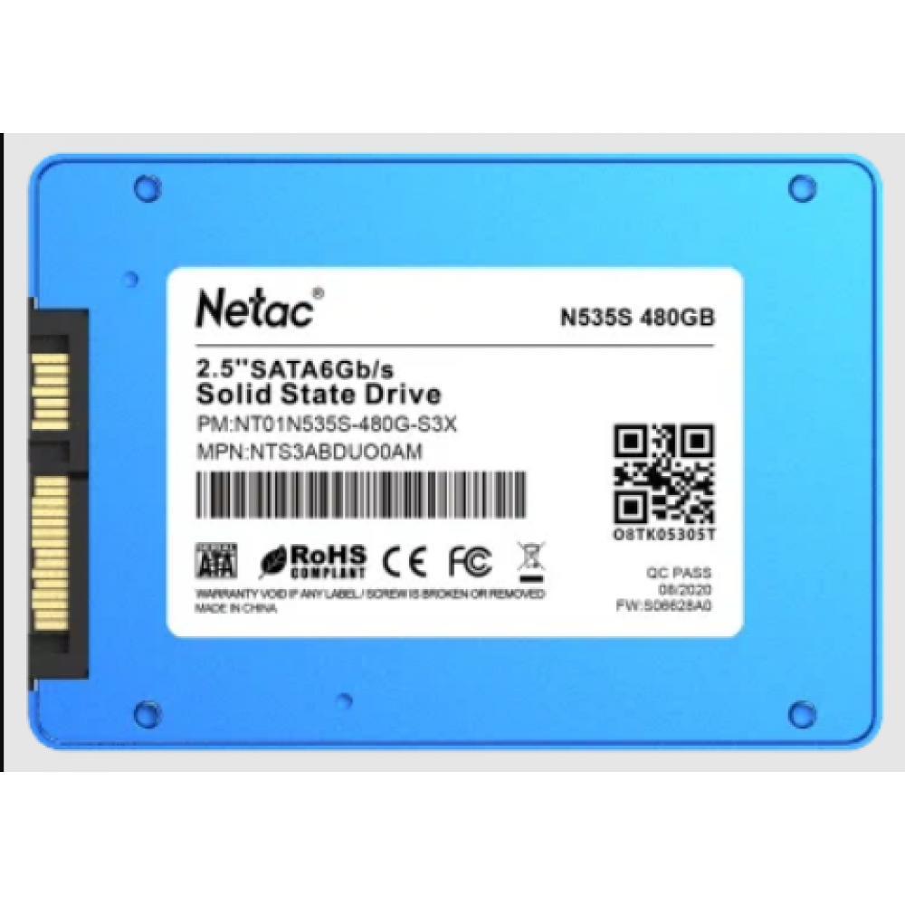 Накопитель SSD Netac NT01N535S-480G-S3X