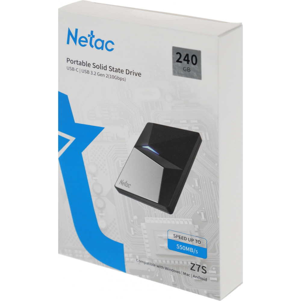 Накопитель SSD Netac NT01Z7S-240G-32BK