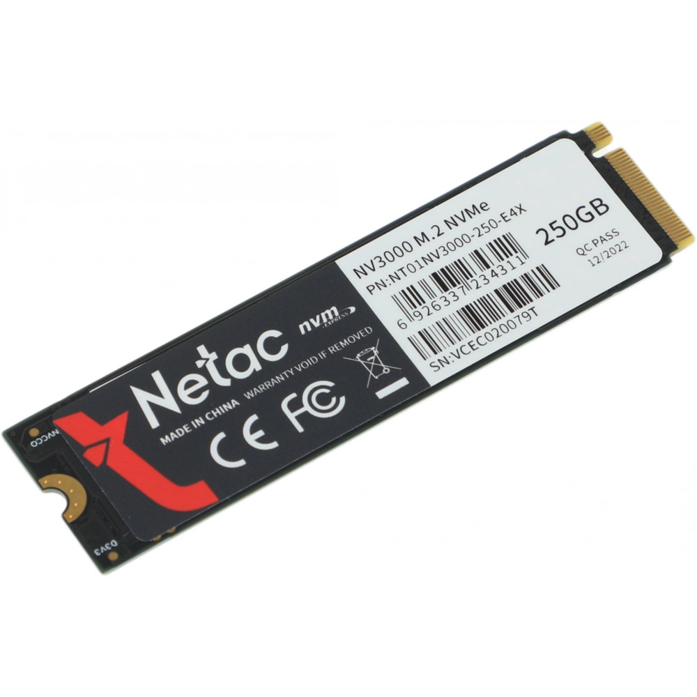 Накопитель SSD Netac NT01NV3000-250-E4X