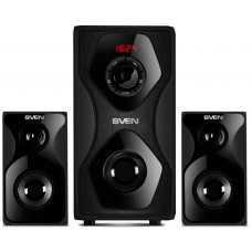 Акустическая система 2.1 SVEN MS-2055, 55 Вт, FM-тюнер, Bluetooth, черная, пульт ДУ
