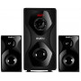 Акустическая система 2.1 SVEN MS-2055, 55 Вт, FM-тюнер, Bluetooth, черная, пульт ДУ