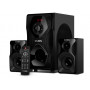 Акустическая система 2.1 SVEN MS-2055, 55 Вт, FM-тюнер, Bluetooth, черная, пульт ДУ