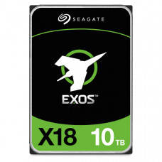 Жесткий диск Seagate Exos X18 ST10000NM018G, 10TB, 3.5 , 7200 RPM, SATA-III, 512e, 256MB