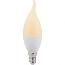 Ecola candle   LED  7,0W 220V E14 золотистая свеча на ветру (композит) 130x37