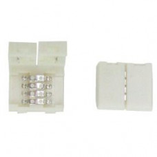 Ecola LED strip connector разъем зажимной 4-х конт. 10 mm уп. 5 шт.
